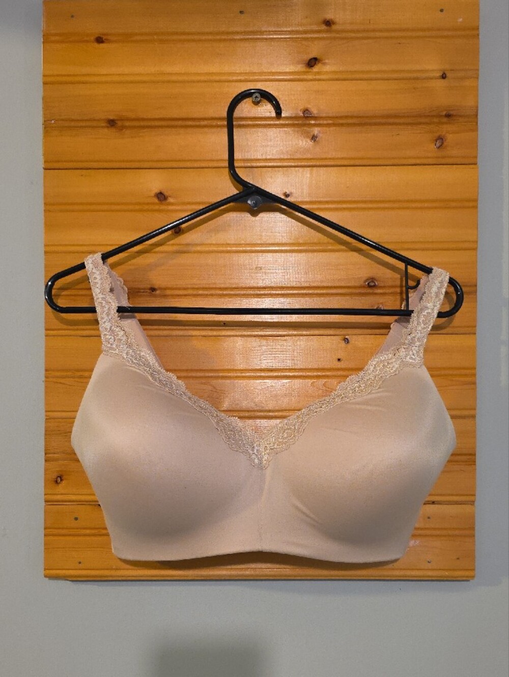 Wacoal Light Beige Lace-Trim T-Shirt Bra - Picture 5 of 5